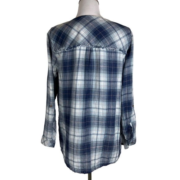 J. Jill Denim Plaid Shirt, Medium - Picture 7 of 8
